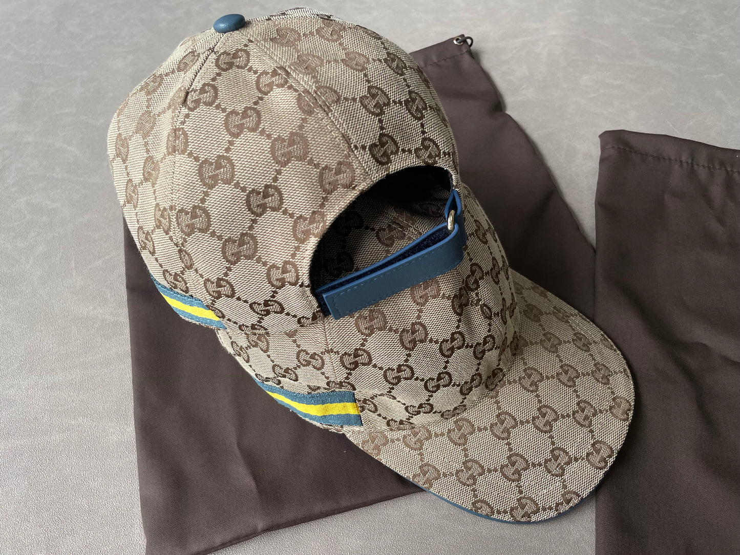 Casquette G&KD BLEU JAUNE