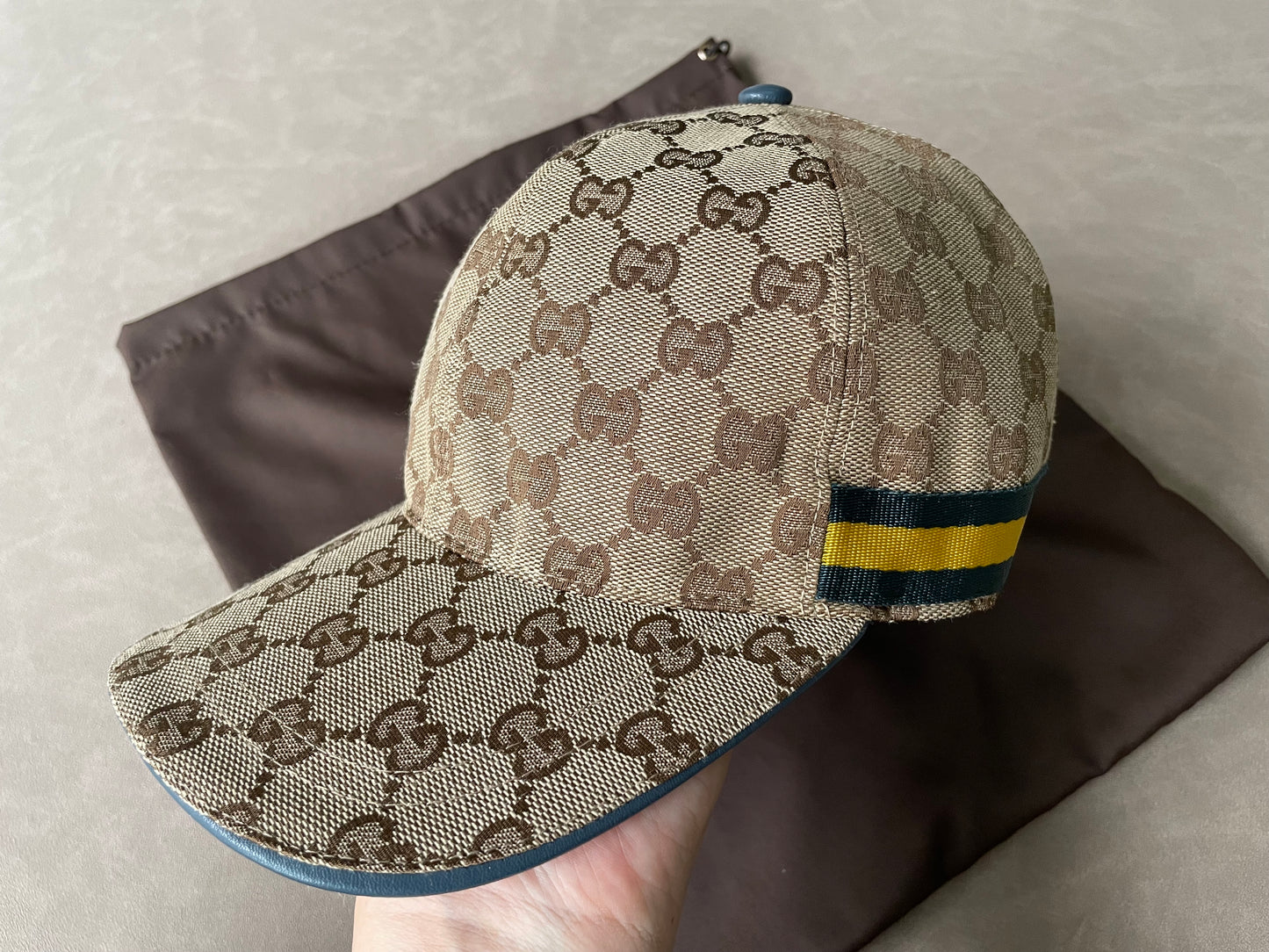 Casquette G&KD BLEU JAUNE